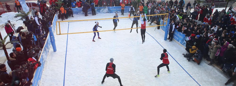 Created by a FIFA Master alumnus, Snow Volleyball gets global attention at the Winter Olympics in PyeongChang